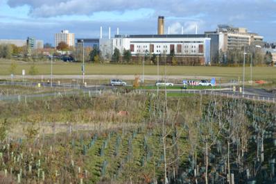 The Addenbrooke’s Treatment Centre and Cambridge Biomedical Campus site. Photo: Andrew Roberts, 8 November 2012.