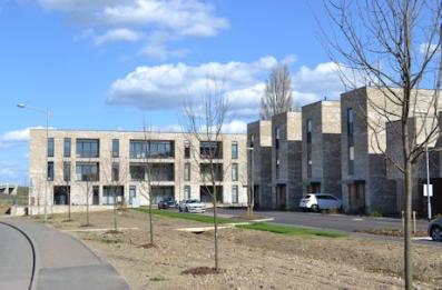 Lapwing Avenue and Raeburn House, Addenbrooke's Road, 11 April 2015.