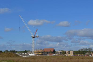 Construction work, Showground area, Clay Farm. Photo: Andrew Roberts, 17 September 2012.