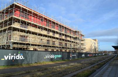 Virido development from the busway stop. Photo: Andrew Roberts, 11 December 2016.