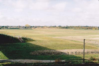 Clay Farm from the east end of the Addenbrooke’s Road railway bridge. Photo: Andrew Roberts, 6 November 2010.