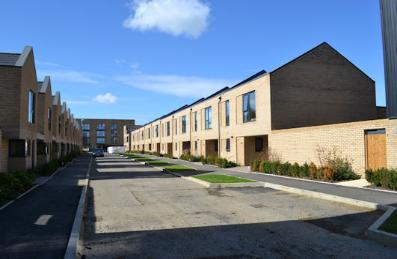 Newly completed homes on Todd Street, looking from Southwell Drive. Photo: Andrew Roberts, 30 September 2017.