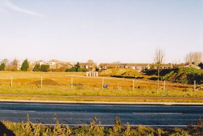 The Glebe Farm area at the beginning of development work, looking towards Bishop’s Road from Addenbrooke’s Road. Photo: Andrew Roberts, 9 December 2010.