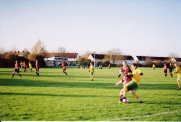 Football match between Histon Hornets and Norwich City Reserves at the opening of the Pavilion, 15 November 2009. Photo: Wendy Roberts. (Pavilion3732_1109)