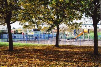 Play area, King George V Playing Field, November 2007