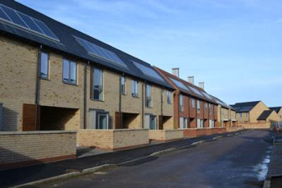 Completed homes in Spring Drive, Trumpington Meadows. Photo: Andrew Roberts, 15 December 2012.
