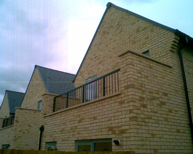 The balcony of a 3-bedroom home, Trumpington Meadows. Photo: Martin Endersby, BPHA, 13 August 2012.