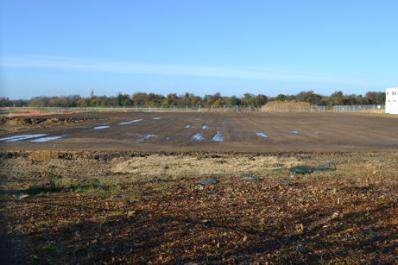 The southern part of the Trumpington Meadows Primary School site. Photo: Andrew Roberts, 11 November 2012.