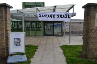 Garage Trail Sale at the Pavilion, 5 May 2012.