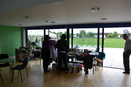 TRA Garage Sale Trail, based at Trumpington Pavilion and nearby homes, 31 May 2014.